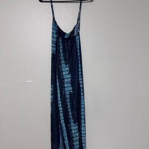 Tye Dye See Through mesh dress